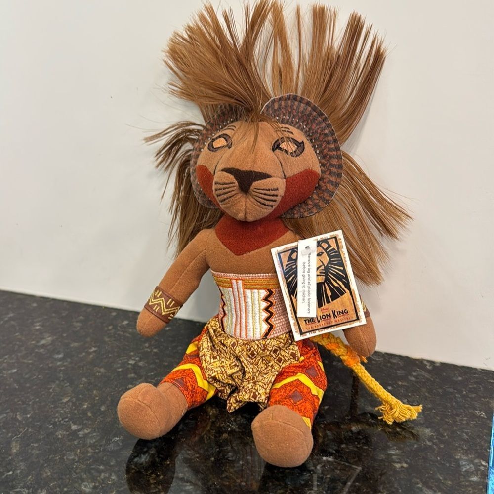 Disney’s The Lion King Broadway Musical Plush/Stuffed Doll Souvenir with tags
